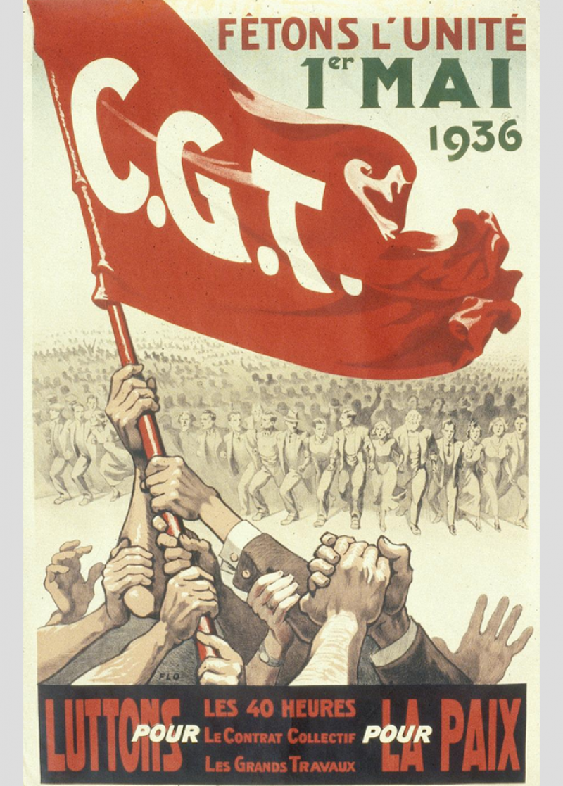 1er mai 1936, fête de l'unité syndicale retrouvée