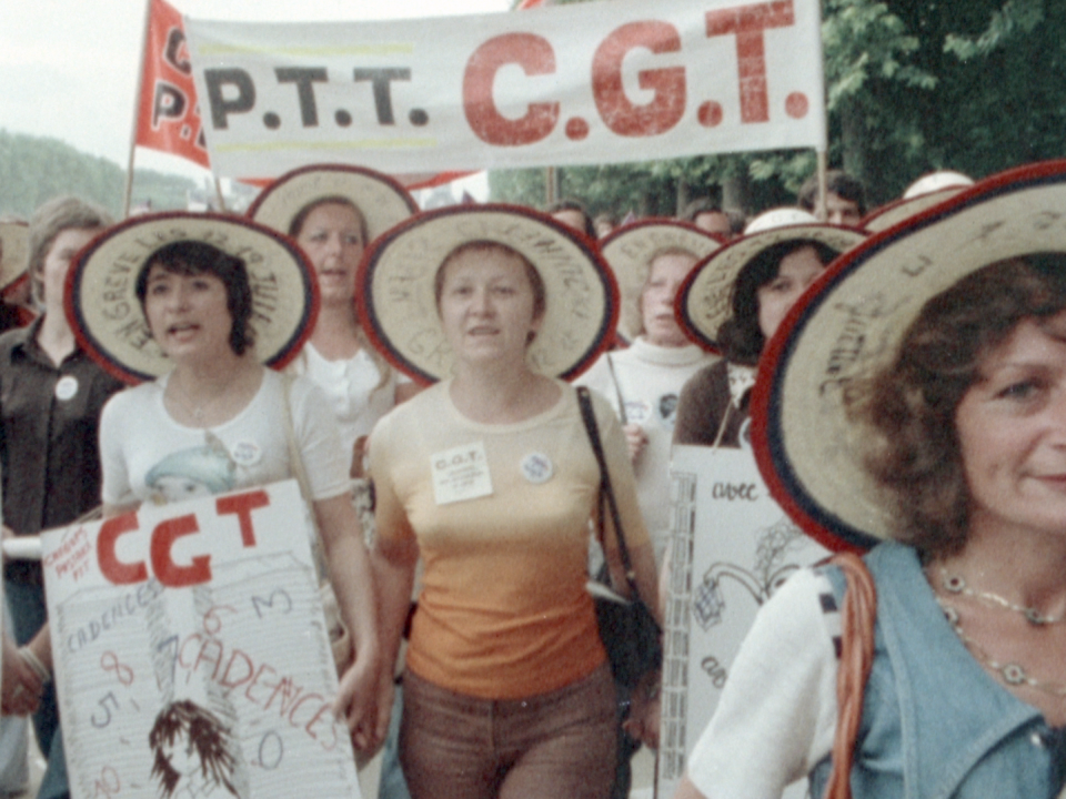 Manifestation de femmes contre les cadences