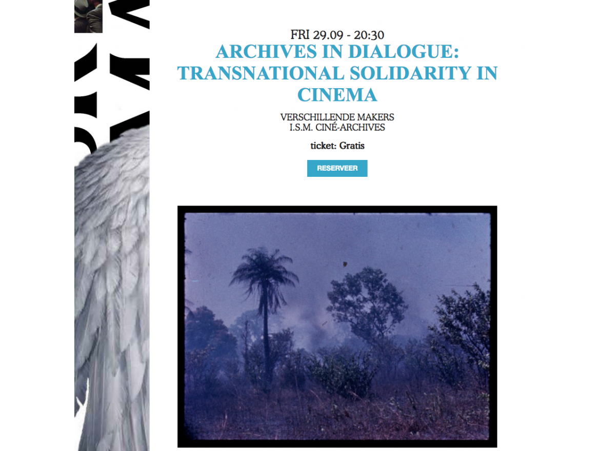 Archives in dialogue : transnational solidarity in cinema