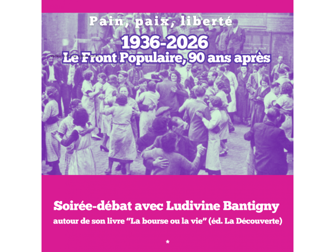 Projection de Breiz Nevez dans une soirée-débat sur le Front Populaire