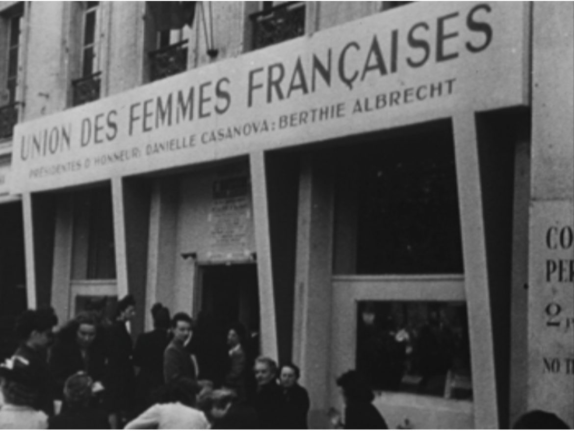 Projection de "1er Congrès de l’Union des femmes françaises" (anonyme, 1945) 