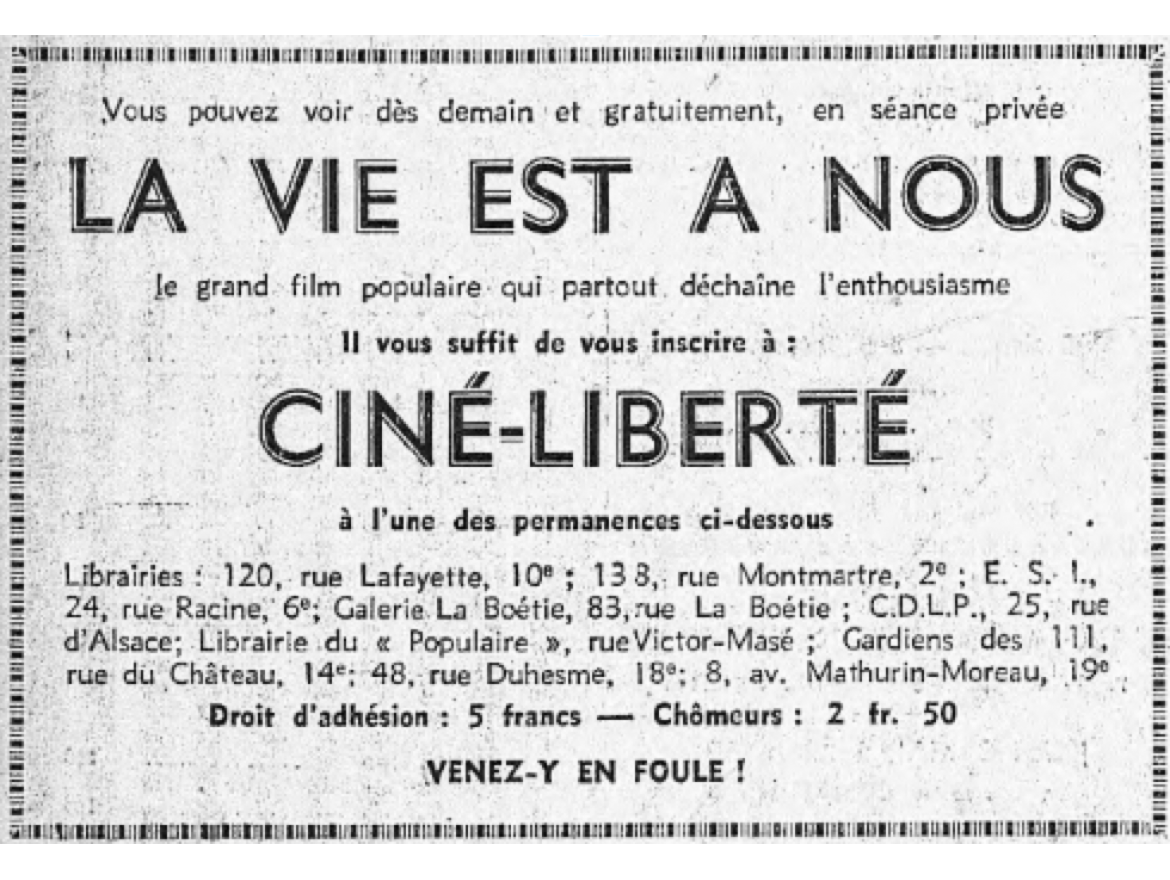 "La Vie est à nous", autopsie d'un film de propagande. 