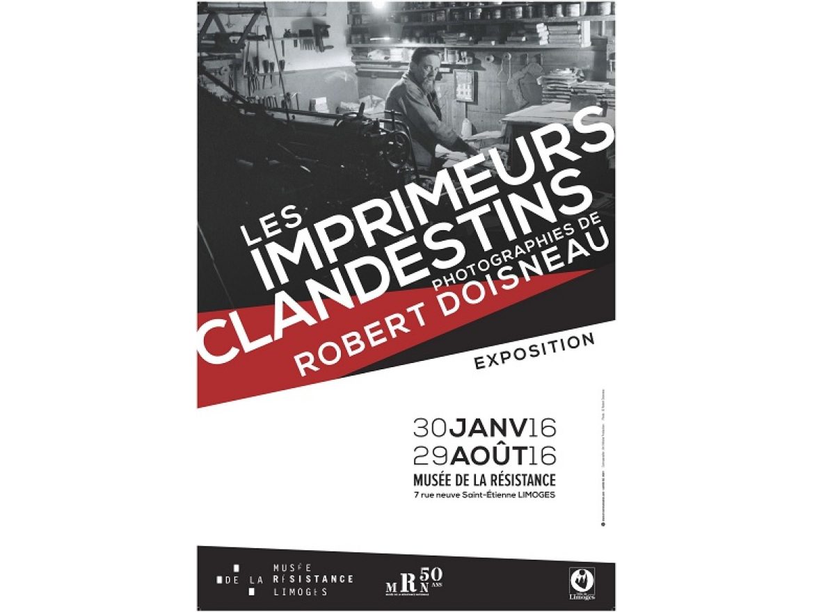 "Les imprimeurs clandestins", photographies de Robert Doisneau