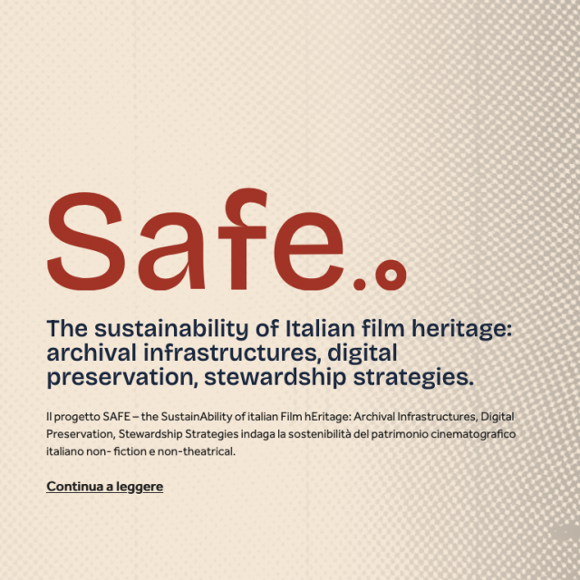 Keep it Safe! Building Strategies for a Sustainable Film Heritage
