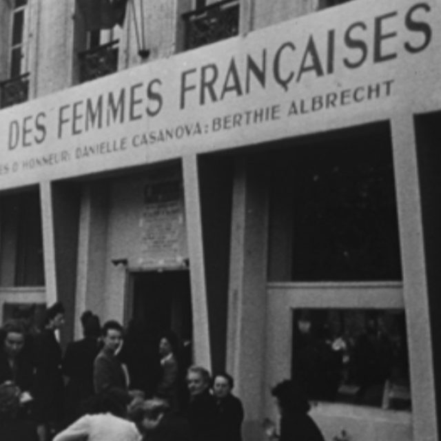 Projection de "1er Congrès de l’Union des femmes françaises" (anonyme, 1945) 