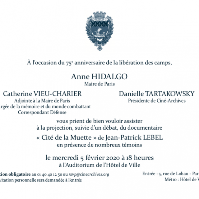 Projection de "Cité de la muette" (Jean-Patrick Lebel, 1986)