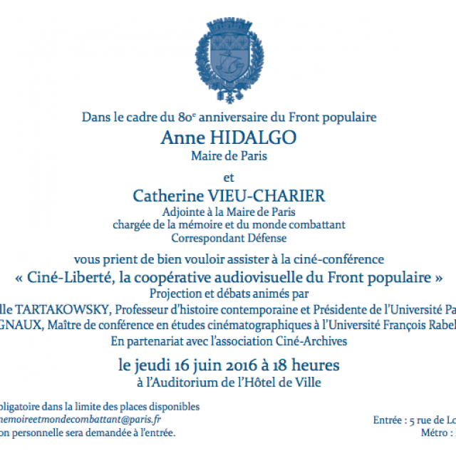 Ciné-Liberté, la coopérative audiovisuelle du Front populaire