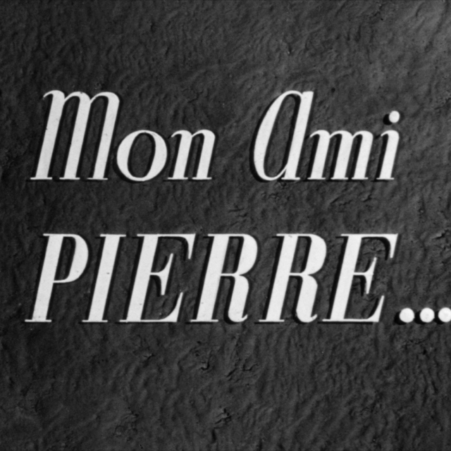 Projection de "Mon ami Pierre" (Paula Neurisse, 1951)