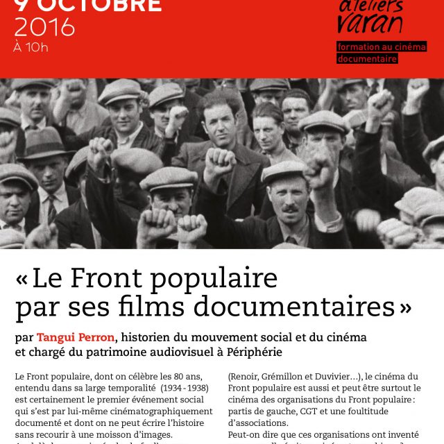 Le Front populaire par ses films documentaires