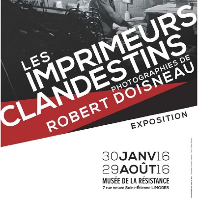 "Les imprimeurs clandestins", photographies de Robert Doisneau